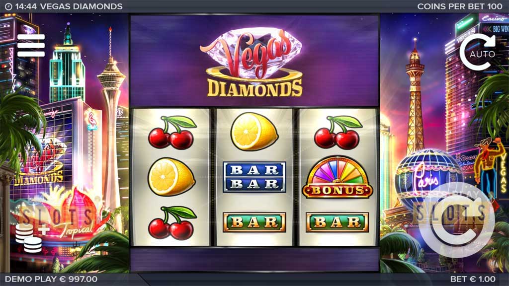 Vegas Diamonds, Elk Studios