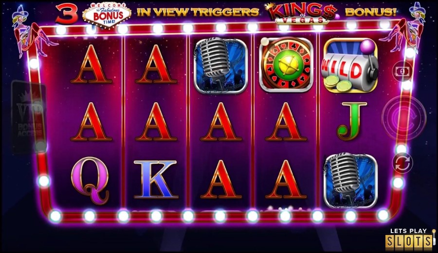 Kings of Vegas Slot Machine Screenshot 1