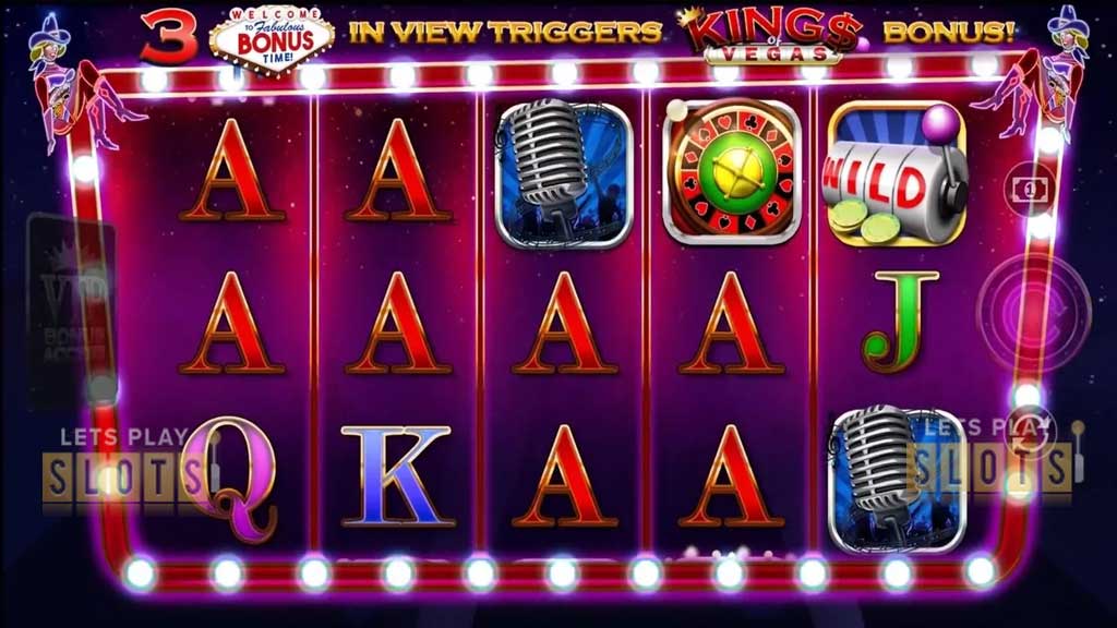 Kings of Vegas Slot Machine Screenshot 1