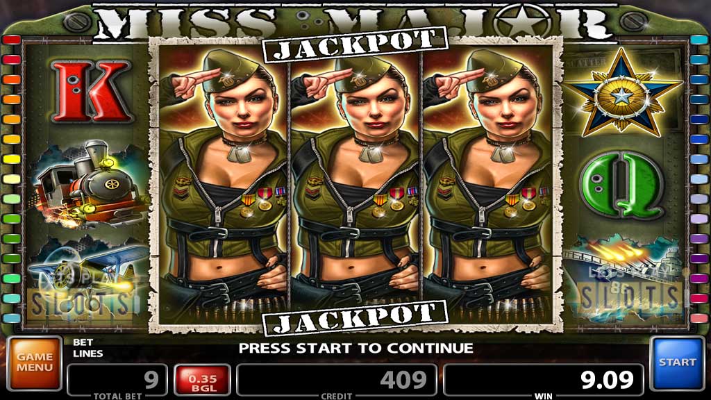 Miss Major Slot Machine Screenshot 1