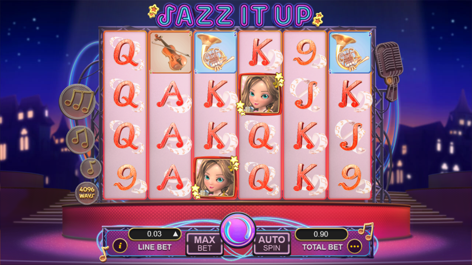 Gameplay-Interactive-Jazz-it-Up-Slot screenshot 1