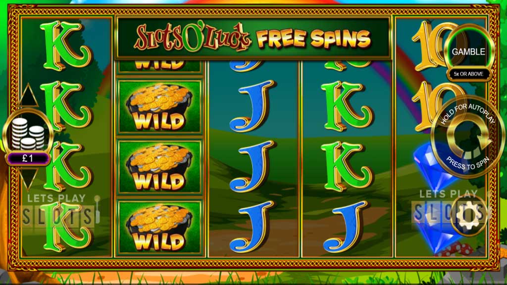 Slots ‘O’ Luck Free Spins