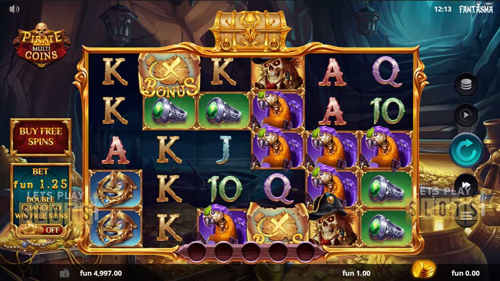 Fantasma Games Releases “Pirate Multi Coins” with Free Spins