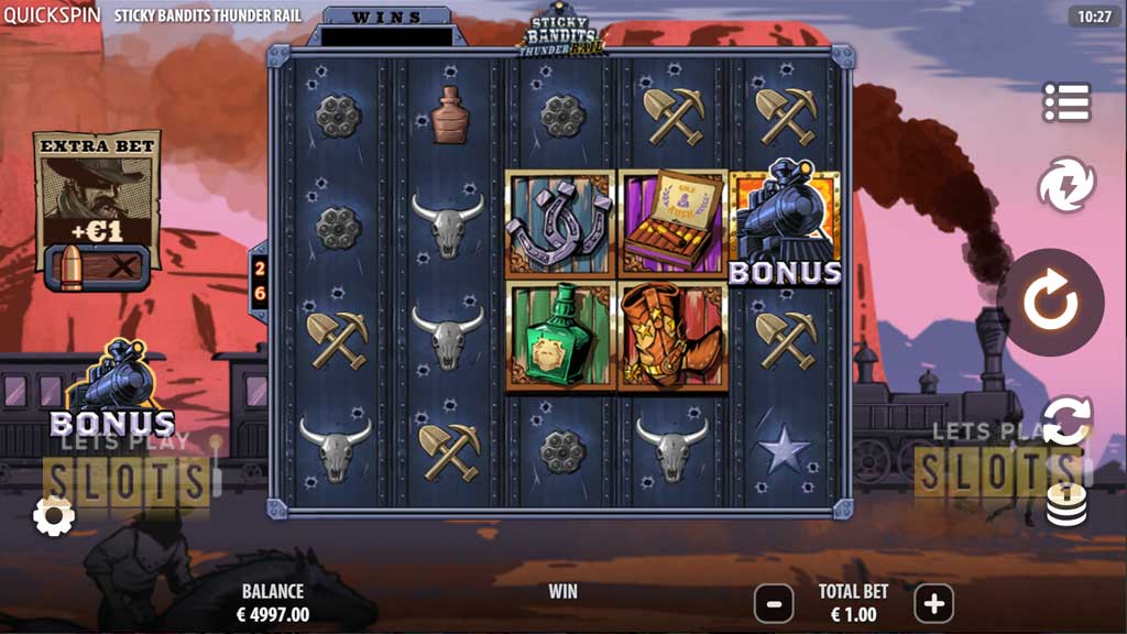Take a Wild Ride on the “Sticky Bandits Thunder Rail” and Grab 10,000x Max Wins