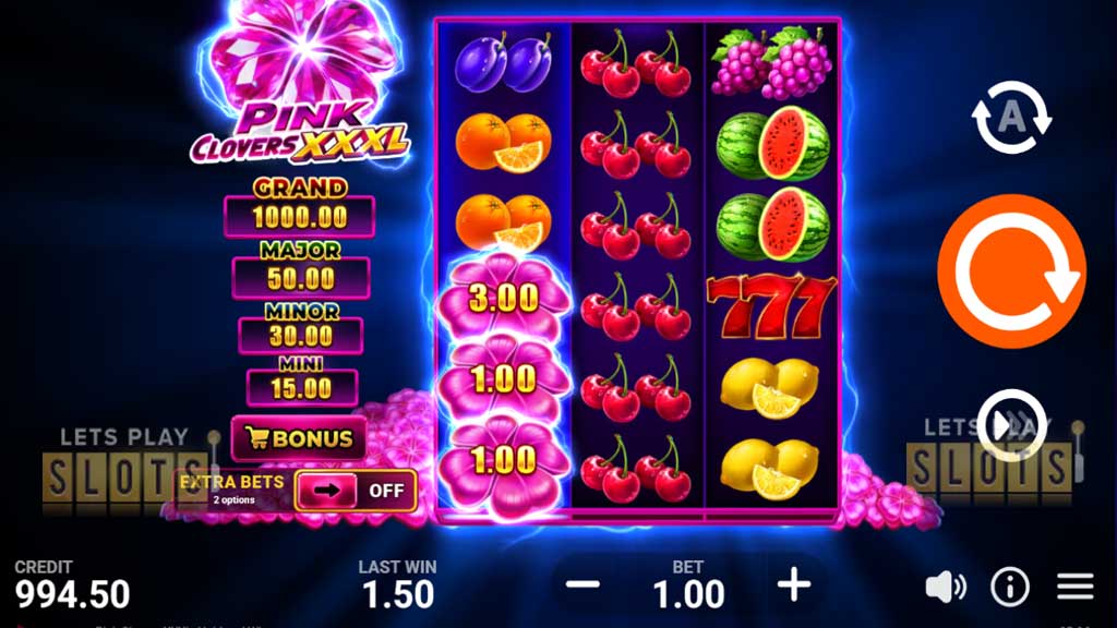 Pink Clovers XXXL: Hold and Win
